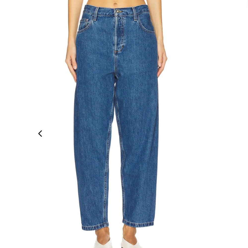 NWOT Favorite Daughter The Nikki Mid Rise Barrel Jeans 27